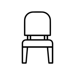 Basic Chair Outline Icon
