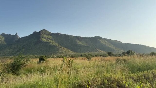 Panyangara hills in Northern Uganda.
