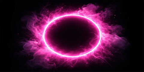 The glowing solar star illuminates the universe from the dark sky as a bright sphere of fire and light above the clouds near a distant globe © RazuAhmed