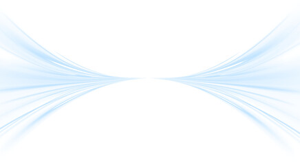 Glowing orange ribbons spiral through a digital road. Smooth curves visualize energy and movement. Ideal background for cyber technology art.