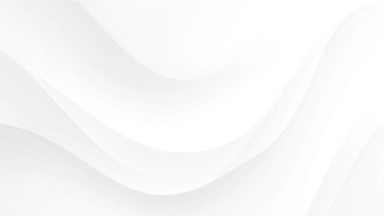 Obraz premium White abstract wavy background design element for web and print