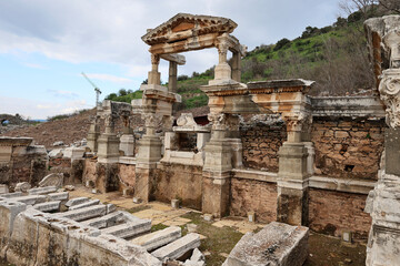 Ruins of the city of Ephesus