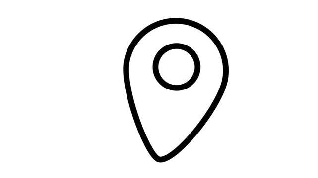 Animation Icon of an Contact Us Maps