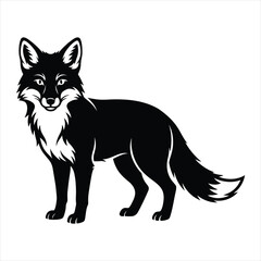 Obraz premium fox vector illustration