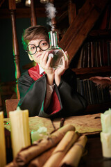 Naklejka premium Lesson Magic Potion