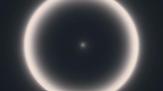 Expanding glow ring overlay with slow radial motion and gentle fade