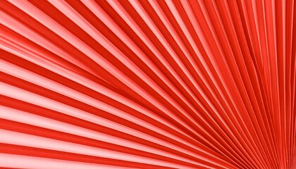 An abstract composition showcases radiating linear segments of a vibrant reddish-orange hue, creating a dynamic and textured visual