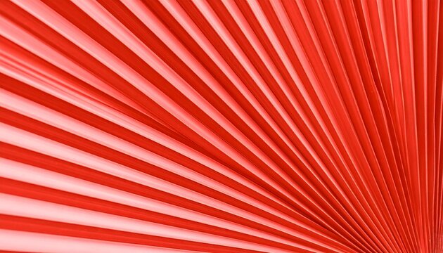An abstract composition showcases radiating linear segments of a vibrant reddish-orange hue, creating a dynamic and textured visual