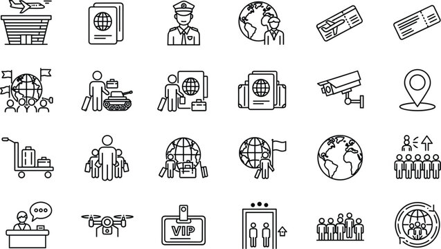 Flight Passenger Programm Icon Passenger Icon Images – Browse 418,262 Stock Photos, Vectors, and Video ...