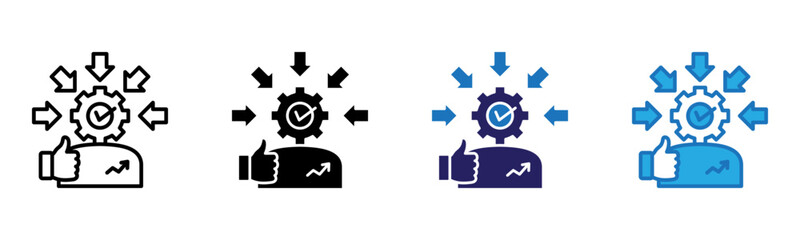 Obraz premium Notoriety Icon Multi Style Vector Illustration