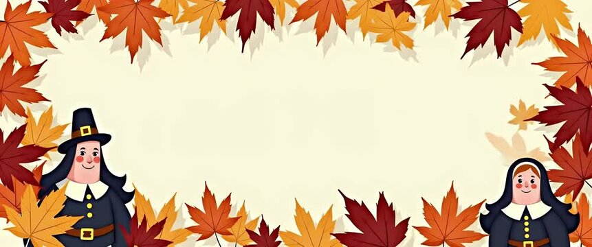 Autumn leaves gently sway in a vivid, colorful dance as the camera slowly pans across the frame, set against a cinematic backdrop of soft, ambient light creating a serene, seasonal atmosphere.