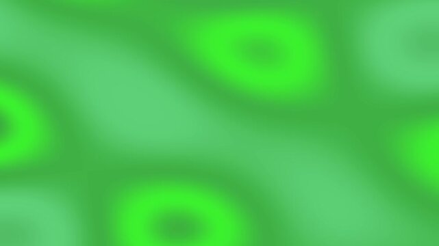 A vibrant green background animation with swirling patterns and dark centers. Perfect for presentations, animations, and digital effects.