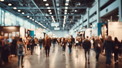Fototapeta premium Global Expo Hub: Navigating Modern Trade Shows & Industry Events