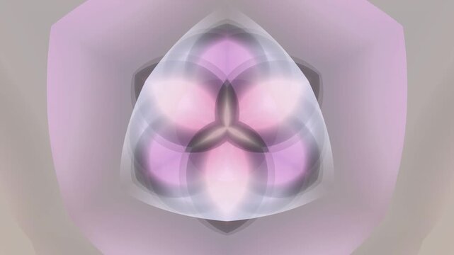 Abstract Geometric Mandala Pink Purple Loop Animation Background