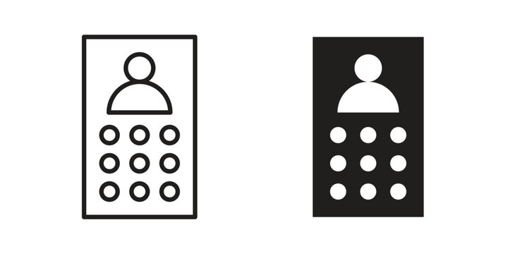 Interphone icon Symbol for App and Web UI Design Vectors