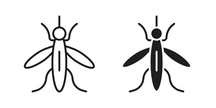 Mosquito icon Symbol for App and Web UI Design Vectors