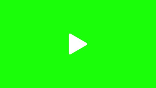 Clicking pause and play buttons. Click pause and click play. Pause video icon. Play button animation. Video music play sign. Transparent background with alpha channel, video audio play icon, 4k video