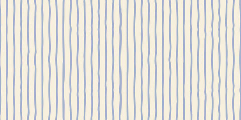 Seamless abstract stripe patterns with hand-drawn vertical lines. Modern decorative vector backgrounds with irregular organic stripes in soft colors. Suitable for textile, packaging, wallpaper, statio © bosotochka