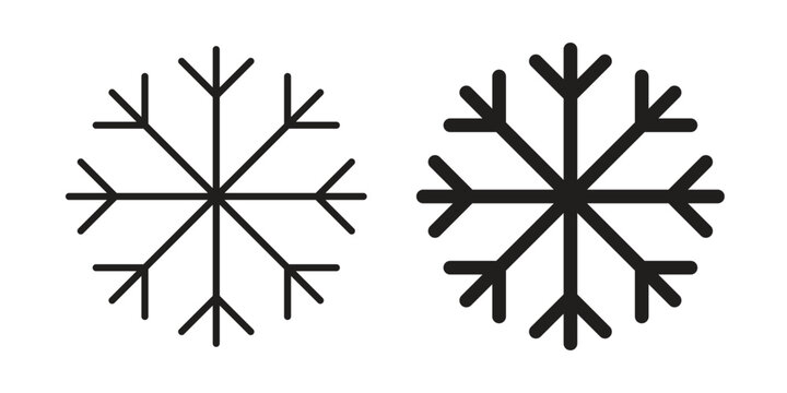 Snow icon Symbol for App and Web UI Design Vectors