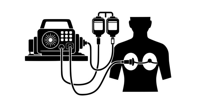 ECMO Heart Lung Machine ICU Icon