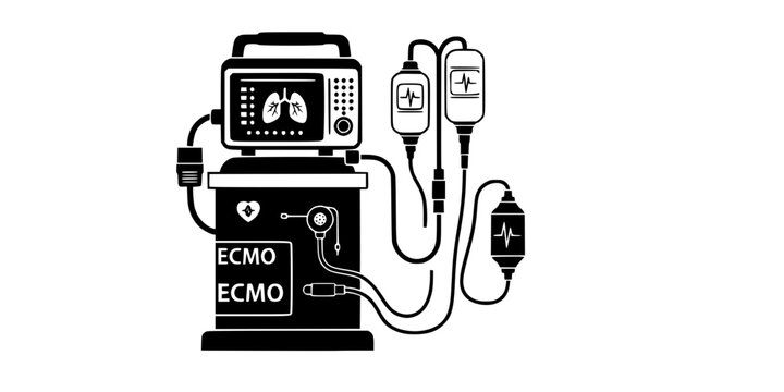ECMO Heart Lung Machine ICU Icon
