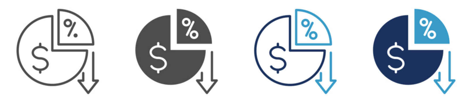 low margin multi purpose icon set