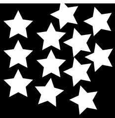 Obraz premium seamless star pattern