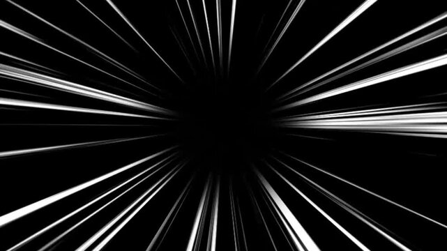 Speed Line Motion Animation for Dynamic and Fast-Paced Visuals
