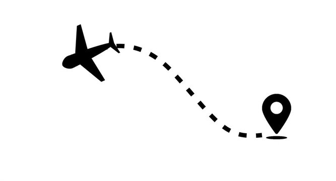 Travel Aeroplane Animation for Tourism and Flight Visuals
