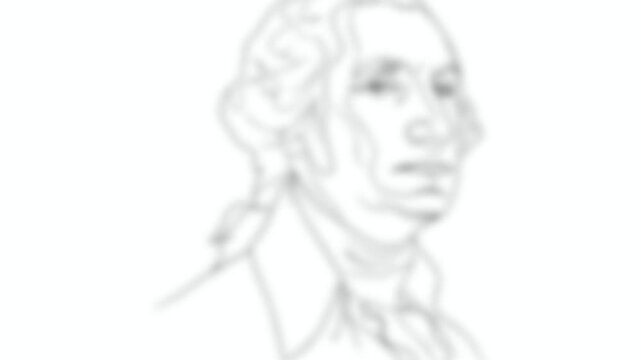 250th Anniversary of USA. Founding Fathers of United States of America.