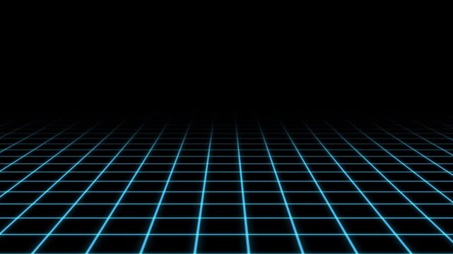 AI Technology Processing Animation with Futuristic Data and Neural Network Visuals
