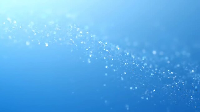 Soft Gradient Blue Underwater Bubbles Calm Background