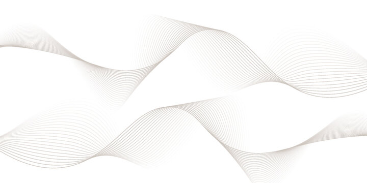 Abstract background wave lines flowing smooth curve shape mesh technology futuristic concept.