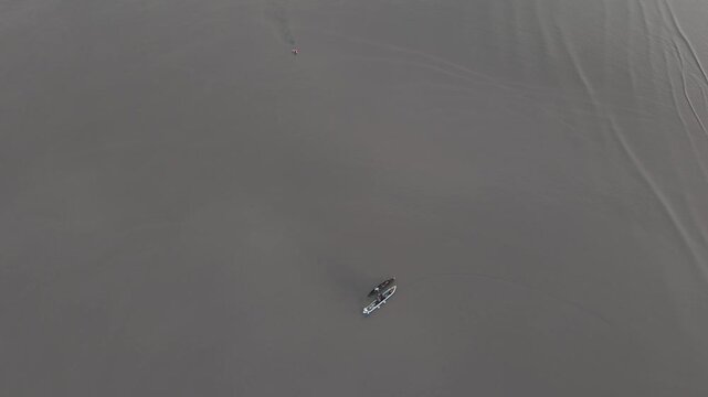 Fishermen with small boats and simple equipment have been fishing since early morning, near the mouth of the Payeti River, directly facing the Waingapu sea 