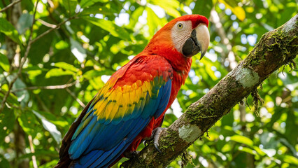 blue and yellow macaw © KIM