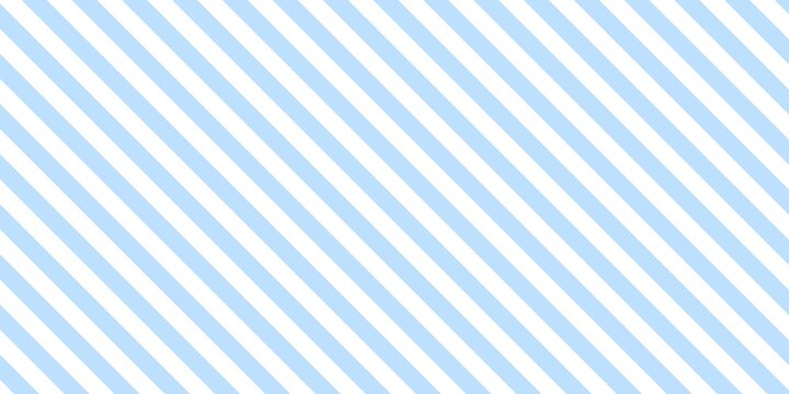 Light blue and white diagonal stripes pattern. Seamless sky blue slanted lines background. Clean geometric minimalist texture.