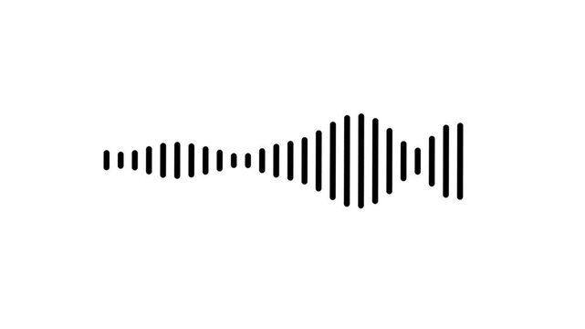 Digital Audio Spectrum Music Visualizer Animation for Modern Media
