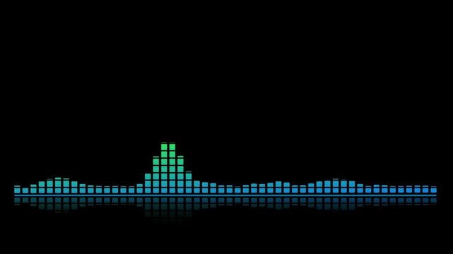 Audio Spectrum Motion Animation with Reactive Music Equalizer
