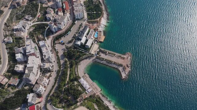  Sarand&euml; Bay from Hills brids eye view