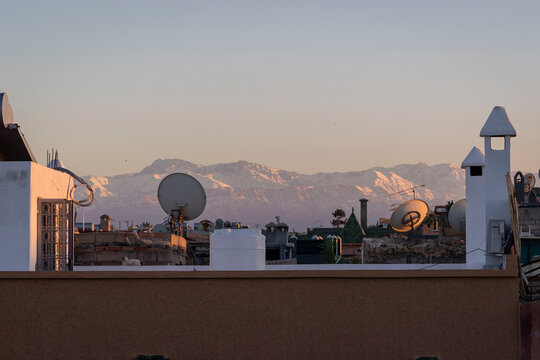 Sa posta de sol als Atlas