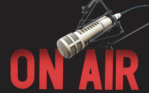 Microphone and on air sign