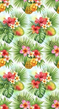 Tropical Fruit Pattern. (1)