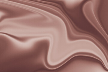 Fototapeta premium Beautiful rose gold liquid marble texture background featuring elegant flowing abstract silk waves design