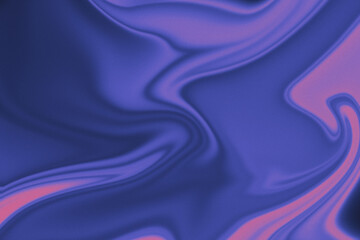 Obraz premium Dynamic abstract digital art background featuring smooth, swirling liquid patterns in beautiful shades of deep blue, purple, and vibrant pink.