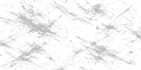 Obraz premium An abstract black and white grunge background featuring a vintage textured paper pattern with rough paint splatters and a dirty gray wall backdrop for an old vector art illustration design