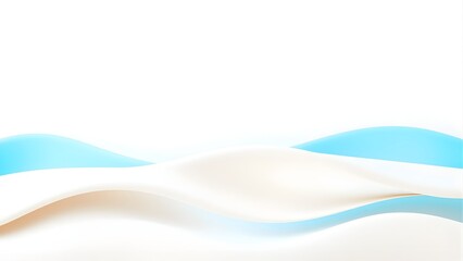 Obraz premium Elegant abstract wave background with smooth gradient curves and clean minimal design