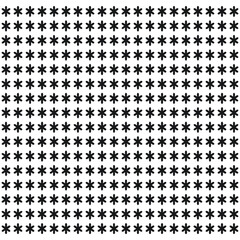 A black asterisk pattern on a white background illustration