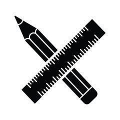 Pencil Ruler Concept Symbol Business Strategy