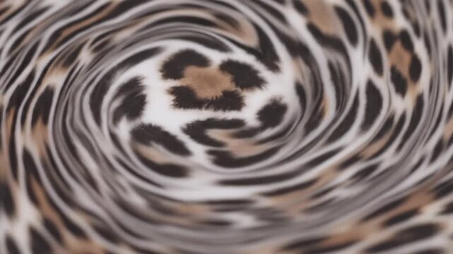 Abstract swirling animal print pattern background