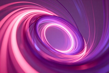Obraz premium Abstract Neon Light Swirl Tunnel Background